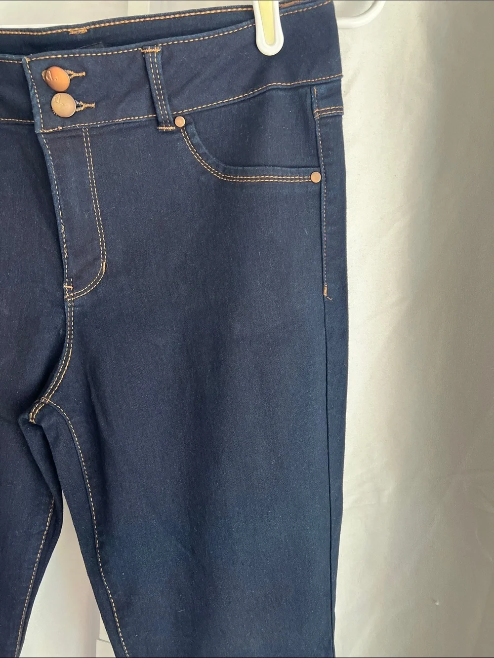 d. jeans Dark Blue Ankle Crop Skinny Jeans - Picture 15 of 16